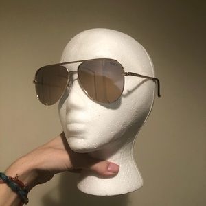 Quay Australia High Key Gold Sunglasses